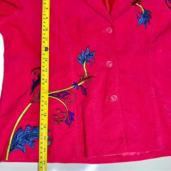 Morgan Cole Vintage Suede Western Blazer Jacket - Picture 8 of 10